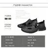 Zapatos de hombre transfronterizos, zapatos deportivos casuales antideslizantes para playa, sandalias de verano transfronterizas transpirables de moda para hombre, zapatos de malla perforada