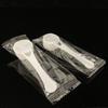 Stock Mayorista del Fabricante de Cucharas Pequeñas de Plástico de 1g, Cucharas Desechables de Plástico, Cucharas de Plástico Empaquetadas Individualmente, Hechas de Material Pe