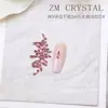 K9 nuevo super flash imitación Huaping fondo 2x 6 largo gota de agua broca de uñas color gota de agua con forma de broca calcomanía para uñas joyería de diamantes