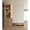 Zapatero para Uso Doméstico, Gabinete de Almacenamiento Integrado Montado en Pared para Entrada, Gabinete Divisor de Vestíbulo Personalizable