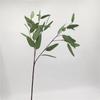 Hoja de eucalipto artificial de alta calidad con tacto natural, decoración para sala de estar en casa, decoración de flor artificial, flor artificial para ramo de boda