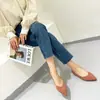 Sapatos de Salto Único Estilo Princesa Feminino 2024 Novos Sapatos de Malha Tecida Solado Macio Respirável Boca Rasa Fundo Plano Comércio Exterior Transfronteiriço Rolinho de Ovo