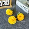 Nueva Flor Artificial de Crisantemo de 3 Bolas para Decoración de Boda, Arreglo Floral, Fondo, Adorno de Decoración para el Hogar