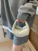 Bolso Nicho Estilo Coreano para Viajes Diarios para Mujer 2025 Nueva Moda Bolso Cruzado Chica Dulce Bolso Dumpling Versátil Bolso para Teléfono Móvil