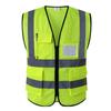 Chaleco Reflectante Shengchi Chaleco Amarillo Tráfico Transpirable Noche Fluorescente Liderazgo Sanitario Seguridad Vial