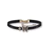 Collar Choker Personalizado para Mujer, Estilo Corto, Estilo Coreano y Japonés, Cadena de Cuello de Mariposa Personalizada, Lazada, Negro