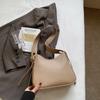Bolsa Tote de Ombro de Alta Qualidade para Trabalho e Deslocamento de Primavera com Grande Capacidade para Mulheres 2025 Nova Bolsa Balde Transversal de Couro Macio