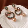 Brincos Vintage Agulha de Prata Nicho Luxo Acessível Brincos High-End Brincos Elegantes Atacado Feminino Atacado de Fábrica