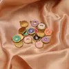 Ojo de Goteo de Aceite y Colgante para Palma de Acero Inoxidable Oro de 18K Moda DIY Accesorios para Collares Pulseras Pendientes Joyería al por Mayor