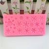 Nuevo Molde Decorativo para Pastel Flip de Mini Copo de Nieve de 20 Agujeros Herramientas de Horneado DIY Molde para Dejar Goma