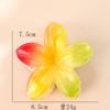 Presilha de Frangipani Colorida Doce de 4cm Venda Quente Transfronteiriça Acessório de Cabelo Doce Acessório de Cabeça Feminino Flor Acessórios de Cabelo Presilha de Cabelo Placa Atacado