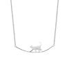 Colar de Gato Hit Transfronteiriço da Amazon para Mulheres, Versátil, Luxo Leve, Design de Nicho, Estilo Minimalista, Corrente de Clavícula Ins Agora Disponível