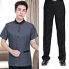 Ropa de Trabajo de Limpieza de Hotel Femenina Masculina Otoño e Invierno Algodón y Engrosamiento Ama de Llaves Manga Larga Ropa de Limpieza