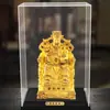 Veludo Dourado Areia Deus da Riqueza Enfeites Decoração de Armário de Vinho de Escritório Ano do Cavalo Reunião Anual de Seguros Presentes 4S Sala de Estar Artesanato da Fortuna