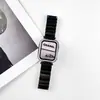 Para Apple Watch iwatch1-7 generación nuevo diseño de cerámica con forma de I correa de moda Applewatch