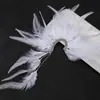 Pendientes Europeos y Americanos de Nuevo Estilo con Plumas Rojas Pendientes de Borla para Mascarada Accesorios Elegantes Vestido de Plumas para Mujer