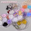 Atacado Joias Nail Art Laço Aurora Urso Borboleta Strass Pérola Conjunto Misto Caixa Decoração de Unhas Acessórios Diamante