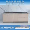 Gabinetes Sencillos en Renta, Gabinetes de Cocina, Gabinetes con Fregadero de Acero Inoxidable, Gabinetes para Estufa, Gabinetes, Gabinetes Generales para Cocina del Hogar