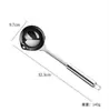 Cuchara separadora de aceite de acero inoxidable separador de aceite casero filtro cuchara para sopa cuchara de pico de águila cuchara separadora eliminación de aceite artefacto para derrames de aceite cuchara filtro de aceite