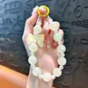 Cadena para Teléfono con Nudo de Lazo Agrietado por Hielo y Cuentas Transfronteriza Llavero de Coche Accesorios Colgante para Llavero de Bolso Regalo Venta al por Mayor