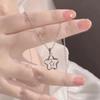 Outlet de fábrica ~ Collar de Mariposa Dulce Femenino Ins Tendencia Nicho Sentido de Diseño Avanzado Hebilla Segura Cadena para Clavícula Accesorios Femeninos