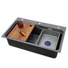 Fregadero de acero inoxidable 304 hecho a mano de fábrica fregadero de cocina tabla de cortar tabla de cortar fregadero de cocina nuevo