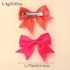 Nuevo Mini Accesorio para el Cabello Infantil Pinza de Pelo de Moño de Color Sólido Accesorio para el Cabello de Bebé Pinza para el Flequillo 2429