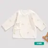 Ropa de Algodón para Bebé Recién Nacido de Espalda Media, Diseño Sin Costuras, Ropa Estilo Kimono para Todas las Estaciones, Protección de la Barriga, Clase A, Top para Bebé de 0 a 3 Meses