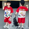 Traje de Verano de Dibujos Animados para Niños Ultraman de Manga Corta 2026 Nuevo Estilo Luminoso para Niño Traje de Dos Piezas de Verano de Moda