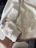 Camiseta de Manga Larga Tejida con Cuello Henley Cosida a Mano Estilo Old Money, Sudadera de Invierno Relajada, Camiseta Básica Retro Americana para Llevar Debajo