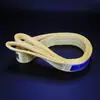 Eslinga Plana de Poliéster Industrial para Elevación con Grúa, Eslinga de Grúa de Tipo Anillo de Alta Resistencia con Hebilla Doble