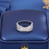Moda Europeia e Americana Luz Luxo Ins Micro-incrustado Anel de Diamante Feminino Cross-border Hot Sale High-end Moda Elegante Anel Anel Anel