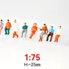 Estatuetas Coloridas DIY Recebidas para Você Fazer Modelo de Caixa de Areia Arquitetônica Materiais Paisagem Miniatura Mini Estatuetas