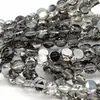 Cuentas redondas de cristal de Pujiang para pasteles 6/8/10/12 mm corte espejo redondo DIY pendientes collar accesorios
