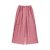 Pantalones rectos ligeros nuevos de Wulibu para niñas, temporada primavera-otoño 2026, pantalones holgados de estilo coreano, modernos y sencillos para niños, a la moda