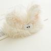 Bonita diadema de pelo de perro con ojitos, divertida diadema de peluche para lavarse la cara con forma de corazón para niña, práctica mascarilla de maquillaje para la cabeza