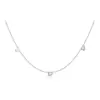 Collar de Corazón de Plata de Ley S925 Andywen para Mujer, Estilo Lujo Ligero, Sensación de Nicho de Gama Alta, Collar Personalizado de Clavícula en Capas Estilo Ins