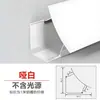 Luz de esquina de techo sin necesidad, tira de luz de moldura de yeso, luz de emisión hacia arriba y hacia abajo, luz empotrada de esquina de techo para sala de estar, canal de luz lavaluz de pared