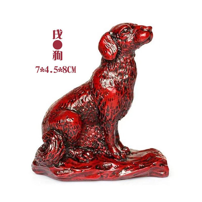 3寸仿红木十二生肖