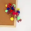 Vendas Diretas da Fábrica e Fornecimento em Estoque 3cm Lã de Caxemira Colorida Bola de Pelo Artesanal Renda Roupas Acessórios Étnicos