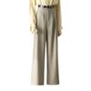 Moda de Verano Nuevo Elegante Traje Pantalones de Pierna Ancha para Mujer Cintura Alta Caída Figura en Pera Delgado Casual Pantalones Rectos