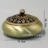 Fogão Boshan Retrô, Queimador de Incenso de Ponta de Dedo Dragão e Fênix, Queimador de Incenso Criativo Torre de Incenso, Queimador de Incenso Auspicioso, Ornamentos Zen para Casa