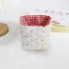 Cesta de Tela para Almacenamiento Estilo Coreano para Niñas, Contenedor Mini de Escritorio Suave y Lindo para Cosméticos, Cesta para Guardar Llaves y Artículos Varios
