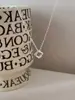 Nuevo Collar Cuadrado Geométrico para Mujer, Estilo Ins Sencillo, Gama Alta, Lujo Ligero, Moderno, Cadena Versátil para Clavícula, Collar de Uso Diario