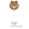 Venta al por mayor del fabricante Serie de Globos de Película de Aluminio de Dibujos Animados Lindos Bola de Remolque Varios Juguetes de Puesto Decoración de Fiesta Niños