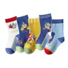 Calcetines de Algodón Peinado para Niños de Otoño e Invierno, Calcetines de Dibujos Animados para Niños de Primavera y Otoño, Calcetines de Media Pantorrilla, Categoría A Algodón Peinado, Calcetines para Bebés y Niños Medianos y Grandes