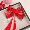 Ano novo menina princesa arco coroa cocar crianças hairpin não machuca cabelo bebê vermelho acessórios de cabelo Ano Novo hairpin