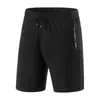 Pantalones Cortos de Seda Helada para Hombre Verano Delgados Estilo Coreano ins Pantalones de Moda con Bolsillo con Cremallera Tallas Grandes Pantalones Deportivos Casuales