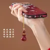 Novo Chaveiro Cultural e Criativo Estilo Chinês, Chaveiro de Cinábrio, Joia para Homens e Mulheres, Pingente de Chave de Carro Tecido à Mão