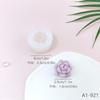Molde de silicone carnudo estéreo 3D faça você mesmo molde de vela de gesso de aromaterapia molde carnudo moedor criativo feito à mão em vasos